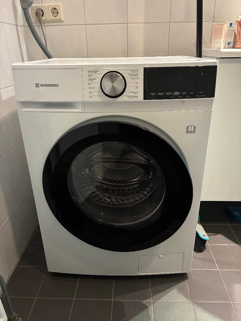 Washing machine Wisberg, Witgoed en Apparatuur, Wasmachines, Zo goed als nieuw, Voorlader, 8 tot 10 kg, 1200 tot 1600 toeren, Ophalen