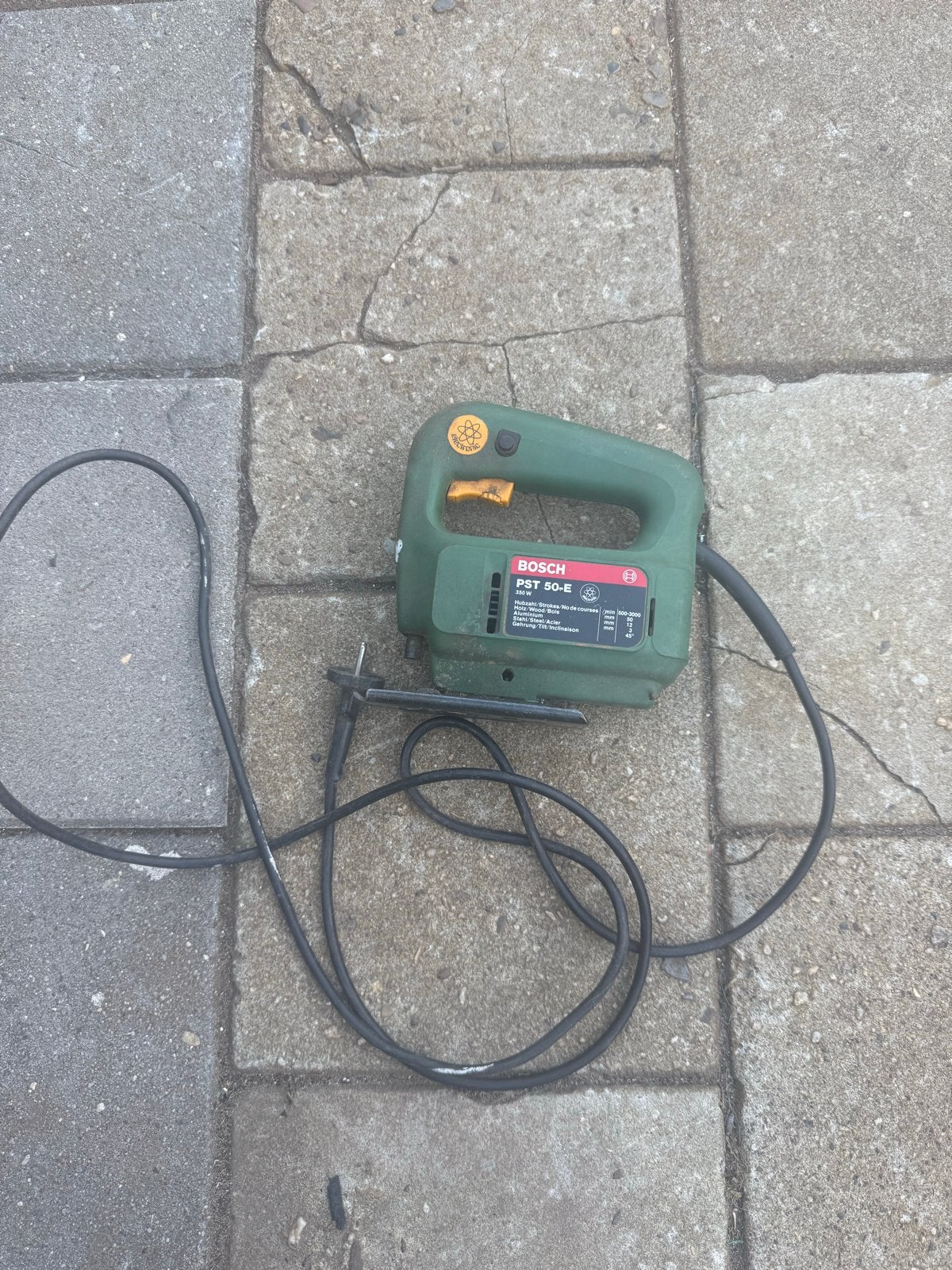 Bosch PST 50-E Decoupeerzaag - 350W, Ophalen, Minder dan 30 mm, Gebruikt, Decoupeerzaag