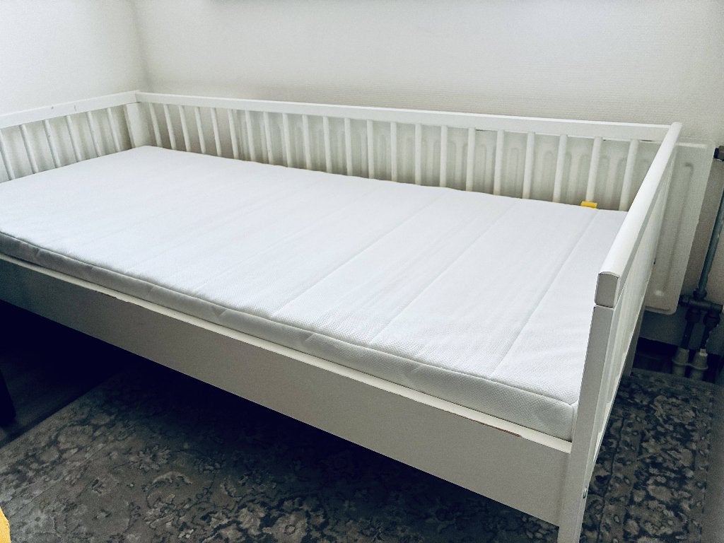 Kinderbed 160x70 met Lattenbodem, Ophalen, Gebruikt, 70 tot 85 cm, 140 tot 160 cm