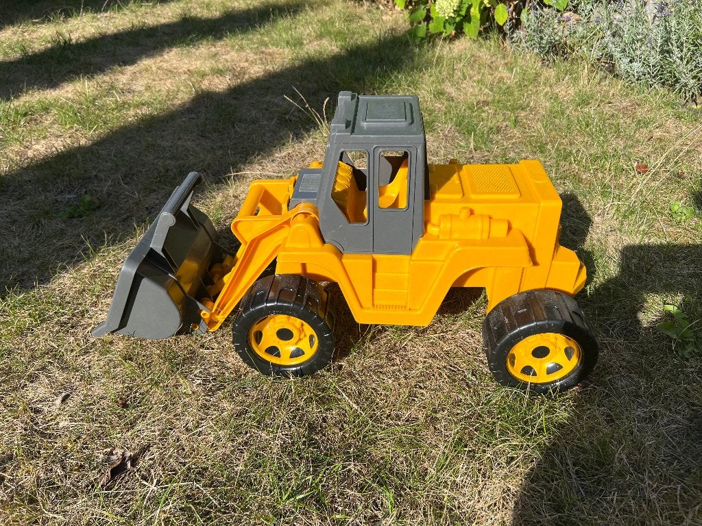 Speelgoed buldozer, Ophalen, Gebruikt
