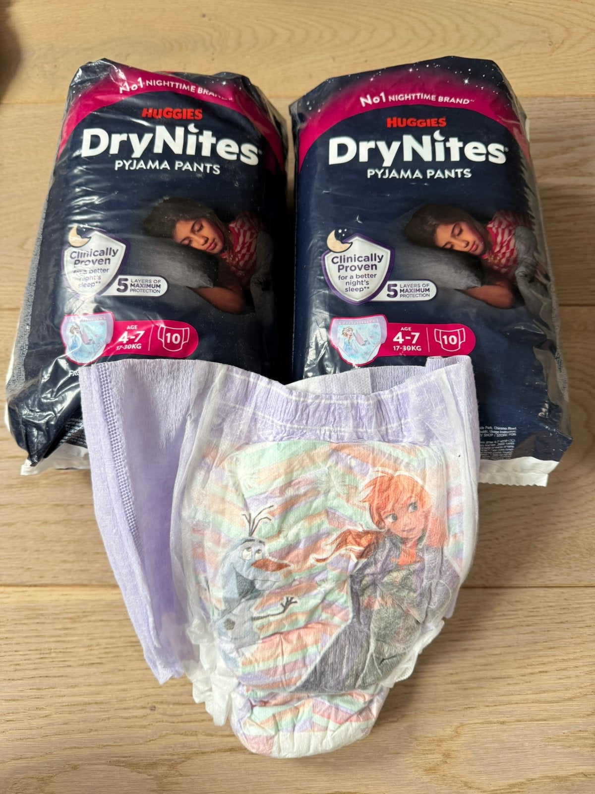 Huggies drynites 4-7 jaar. Frozen print, 19 stuks, Ophalen, Nieuw