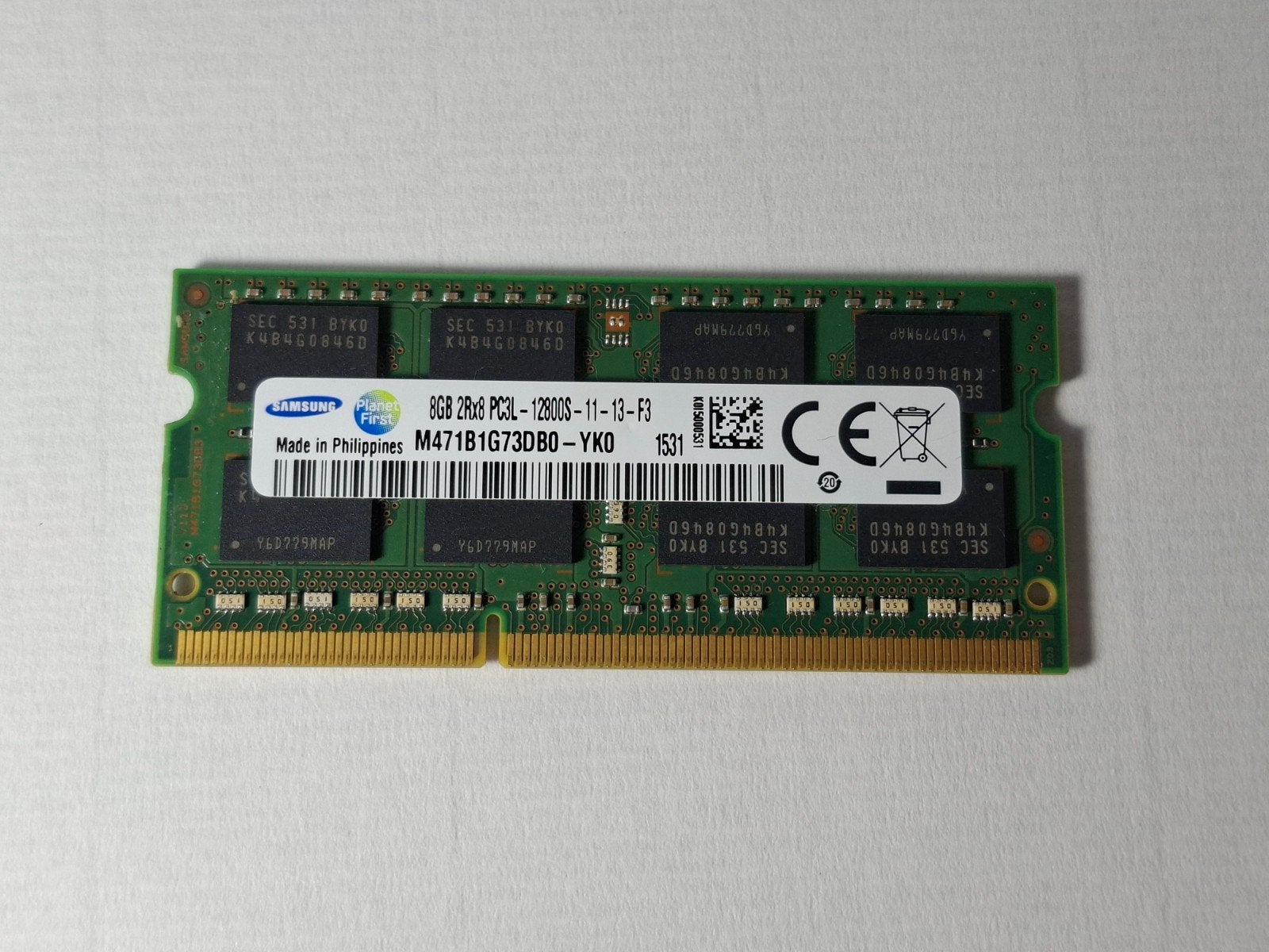 Samsung 8GB DDR3L RAM Geheugenmodule voor Laptop, 8 GB, DDR3, Ophalen of Verzenden, Zo goed als nieuw