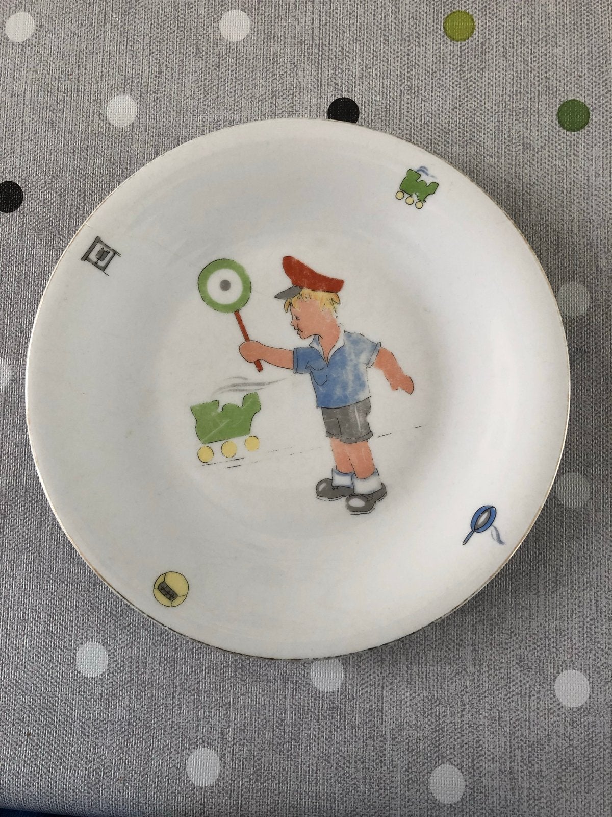 Vintage Winterling Bavaria kinderservies bordje, Ophalen