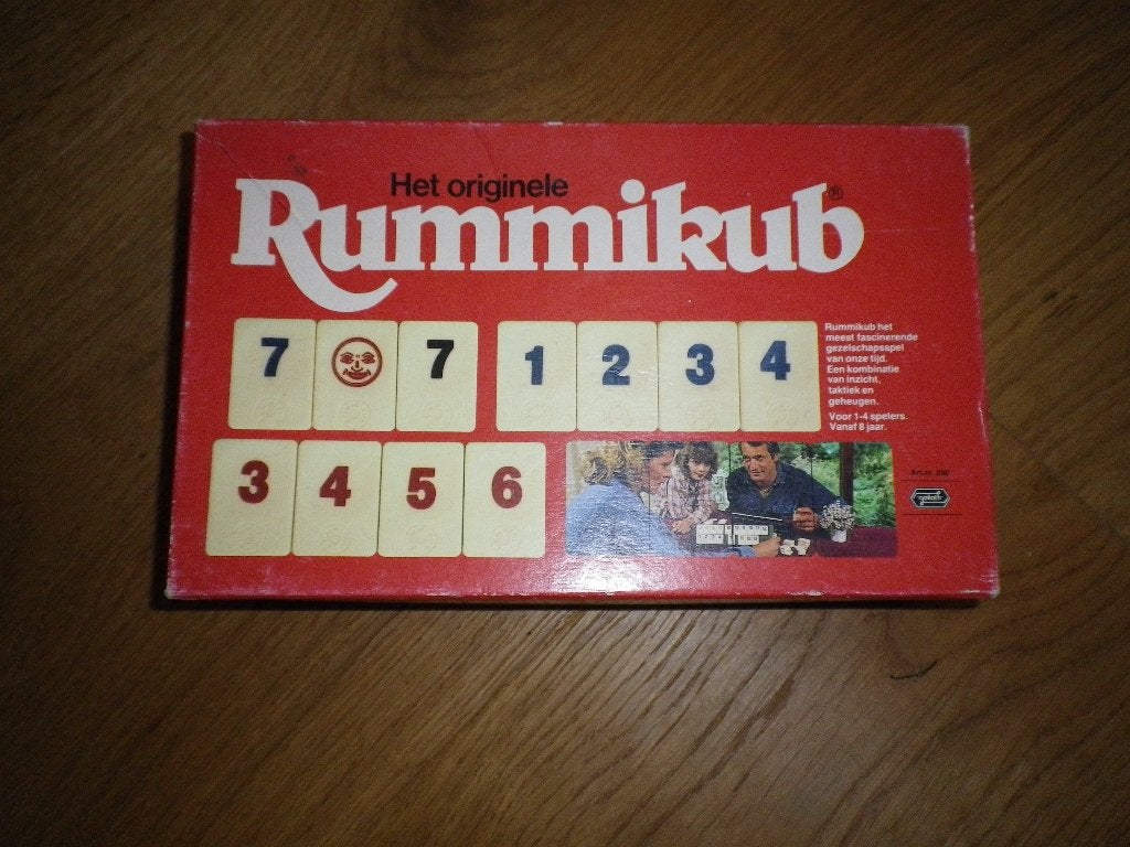 Rummikub kleine rode doos, Ophalen, Gebruikt, Gollath