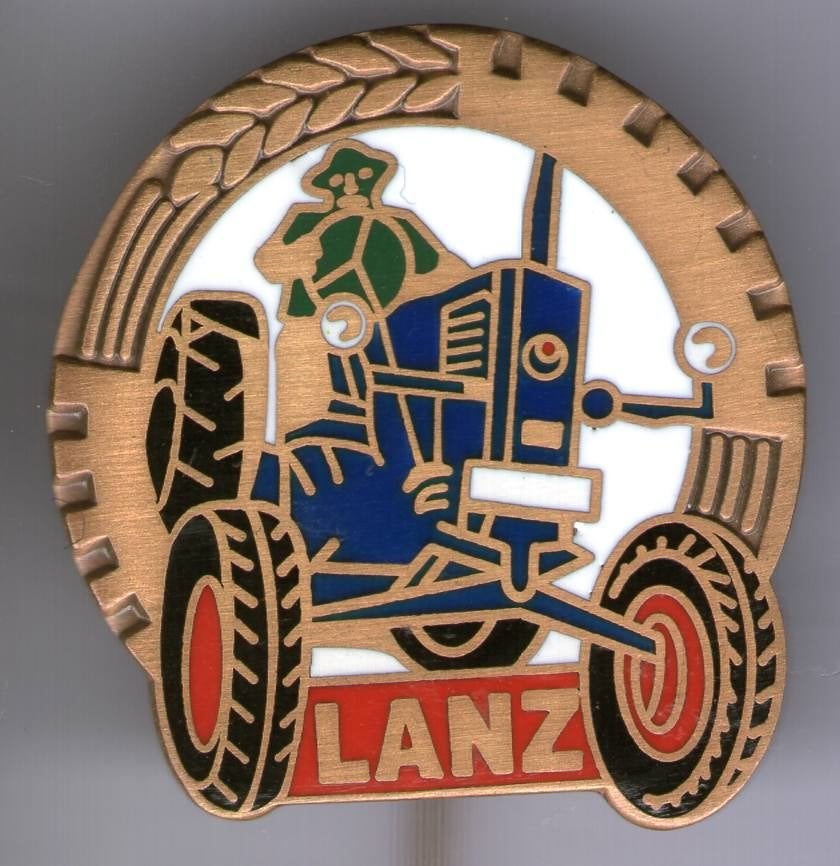 LANZ email op koper tractoren speldje ( E_164), Verzenden, Zo goed als nieuw, Transport, Speldje of Pin