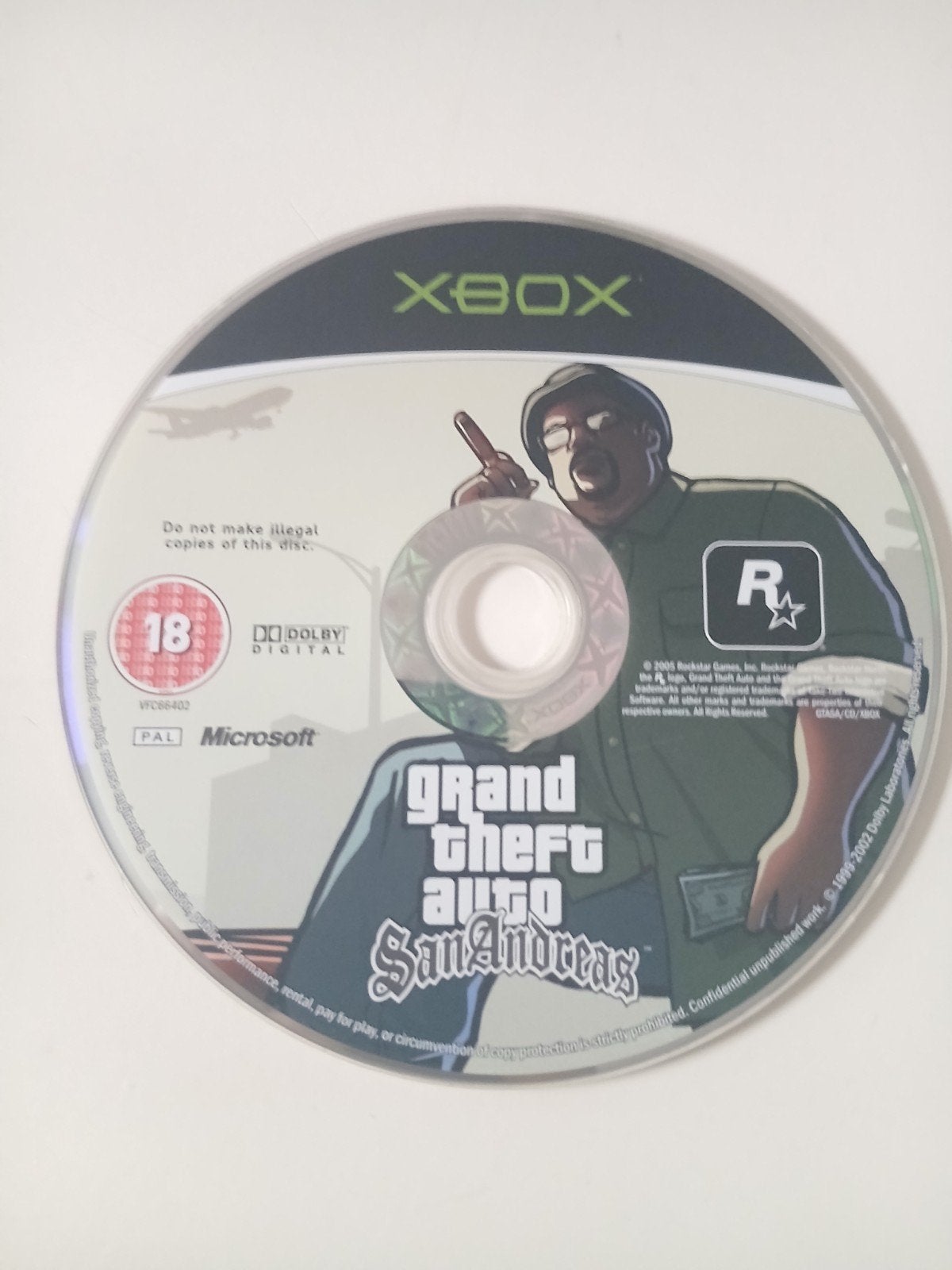 Grand Theft Auto San Andreas - Disk Only XBOX Game, Avontuur en Actie, Vanaf 18 jaar, 1 speler, Ophalen of Verzenden