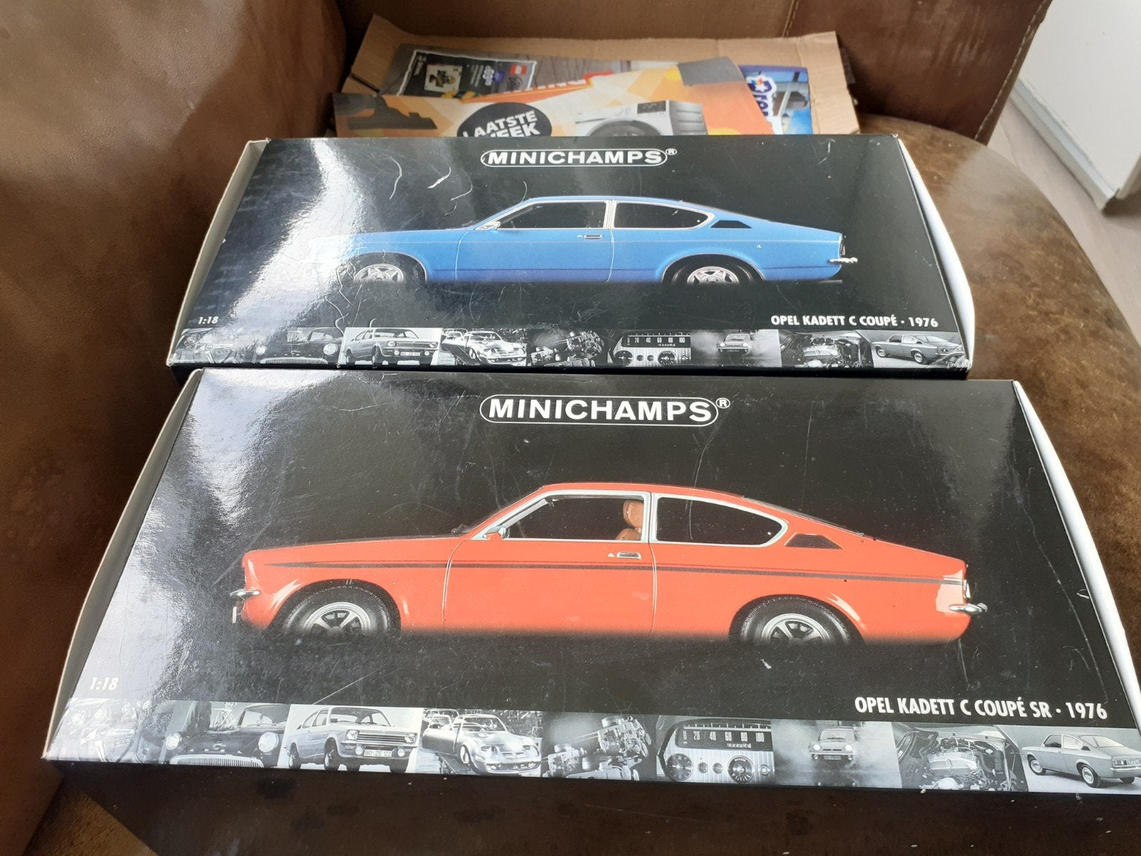 Setje minichamps Opel Kadett coupe, Hobby en Vrije tijd, Ophalen of Verzenden, Zo goed als nieuw, MiniChamps