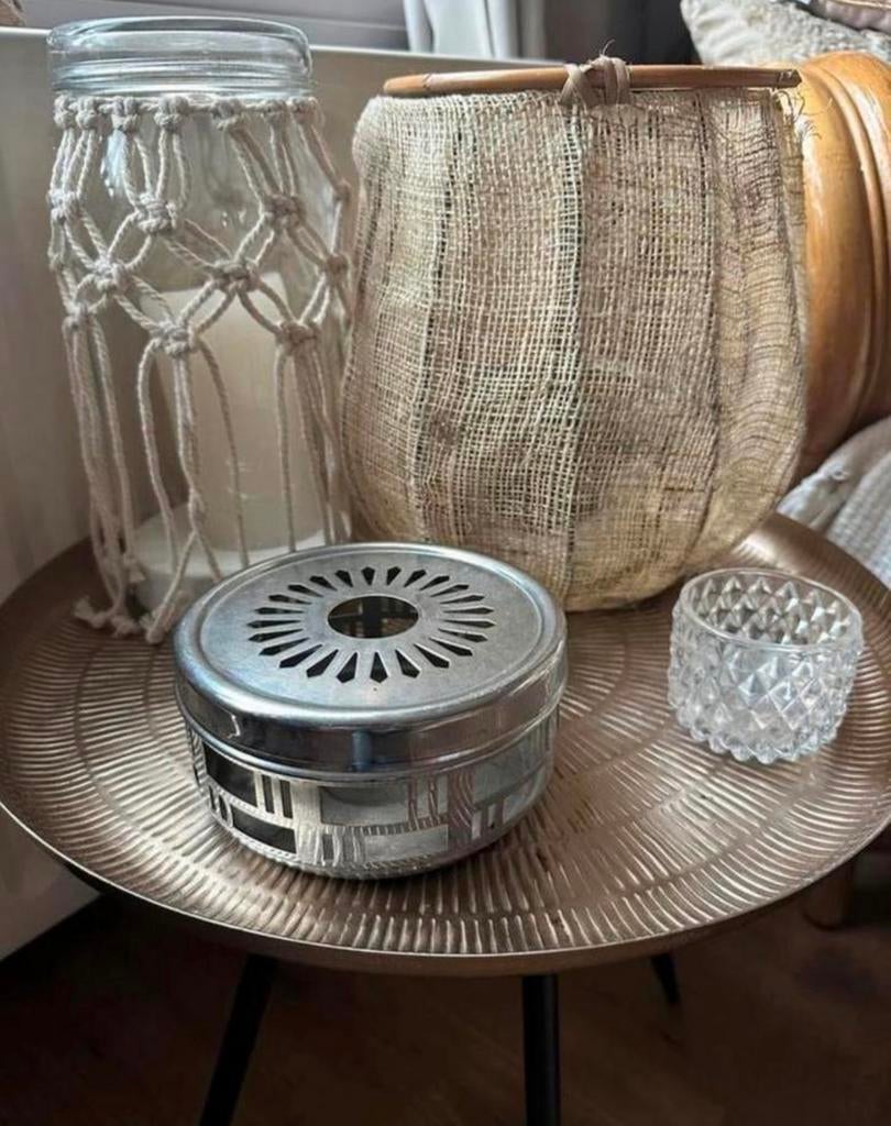 Zilveren vintage inventum pot- of theewarmer, Ophalen of Verzenden, Zo goed als nieuw
