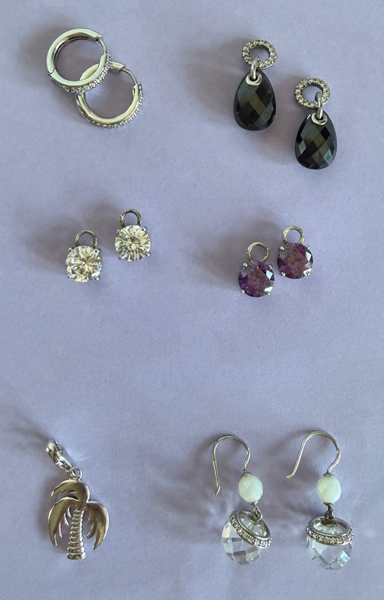 Ti Sento Zilveren oorbellen, hangers en bedel, Met kristal, Ophalen of Verzenden, Zilver, Hangers
