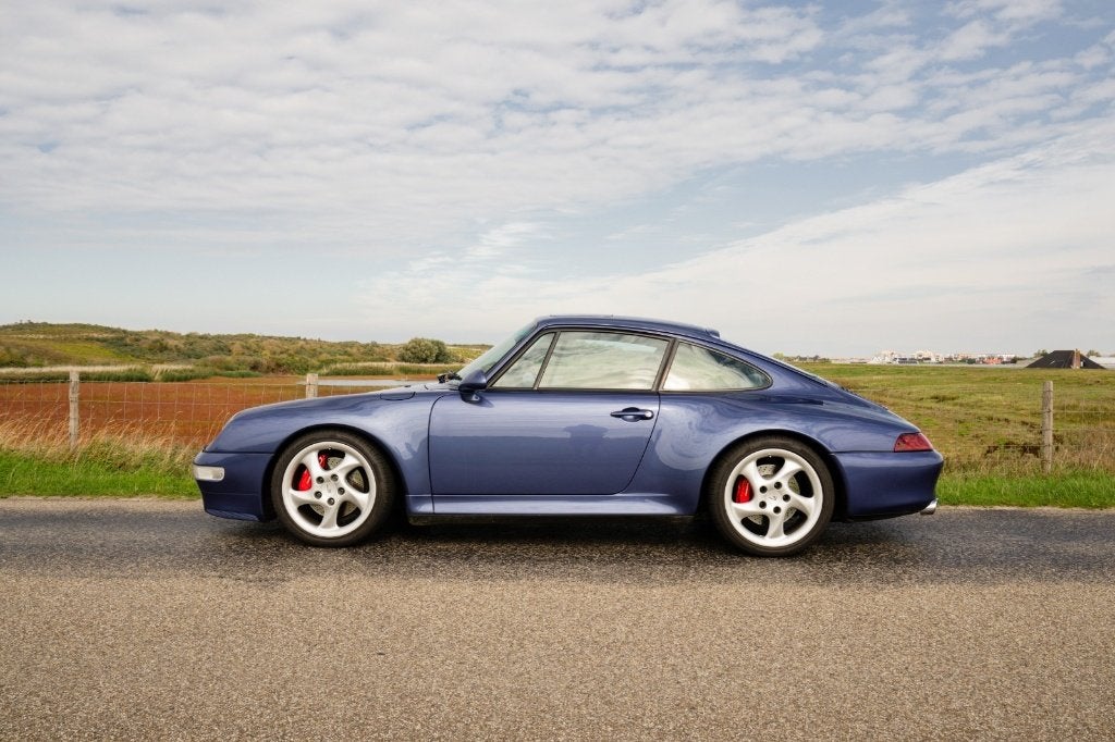 Porsche 993 4S Manueel - Zenith Blue 'Hard Back Seats' 1997, Auto's, Blauw, Bedrijf, Handgeschakeld, Onderhoudsboekje