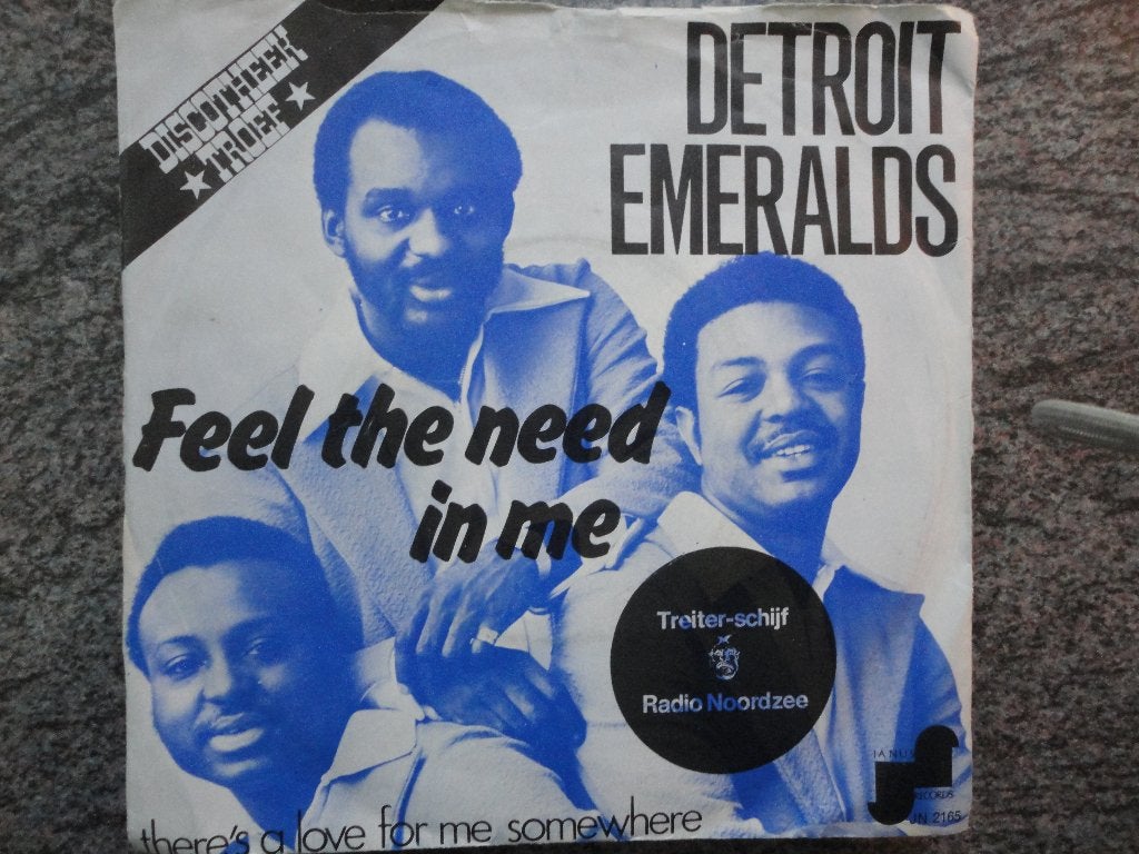 Detroit Emeralds - Feel the need in me NL 1972 FH, Gebruikt, Fotohoes, 7 inch, Ophalen of Verzenden