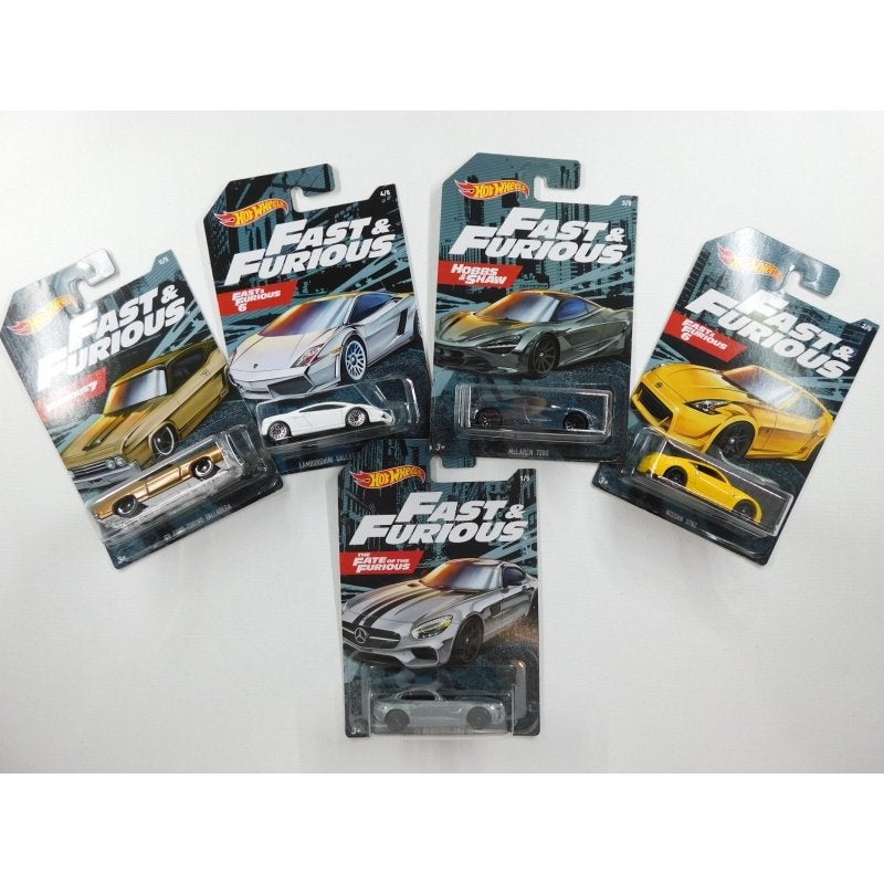 Hot Wheels Fast & Furious Set Van 5 Compleet 1:65, Auto, Verzenden, Nieuw, Mattel Europe BV