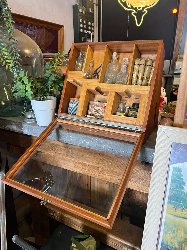 Toonbank sigaren display, vitrine, Tabaksdoos of Verpakking, Ophalen of Verzenden, Zo goed als nieuw, Nvt