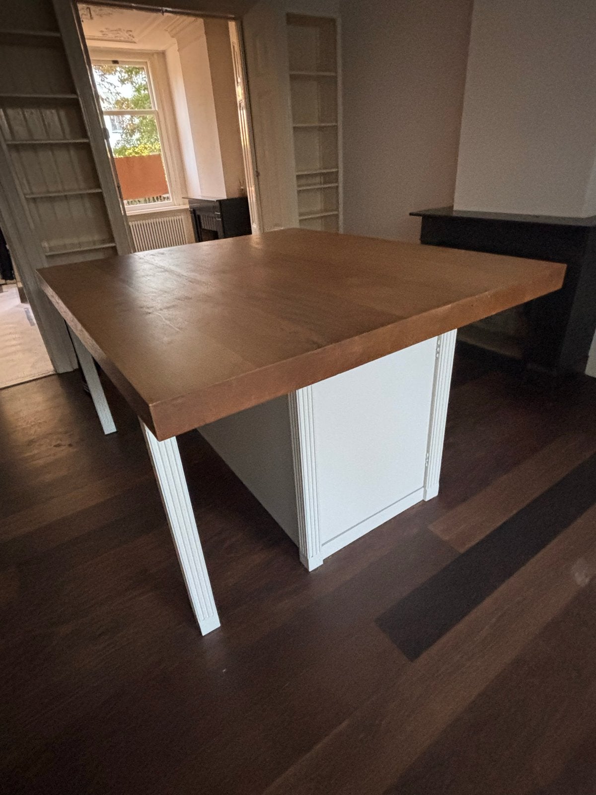 Massief eikenhouten blad, Ophalen, Gebruikt, Minder dan 25 mm, Eiken