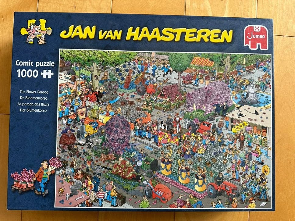 Jan van Haasteren, Hobby en Vrije tijd, Ophalen, 500 t/m 1500 stukjes, Zo goed als nieuw