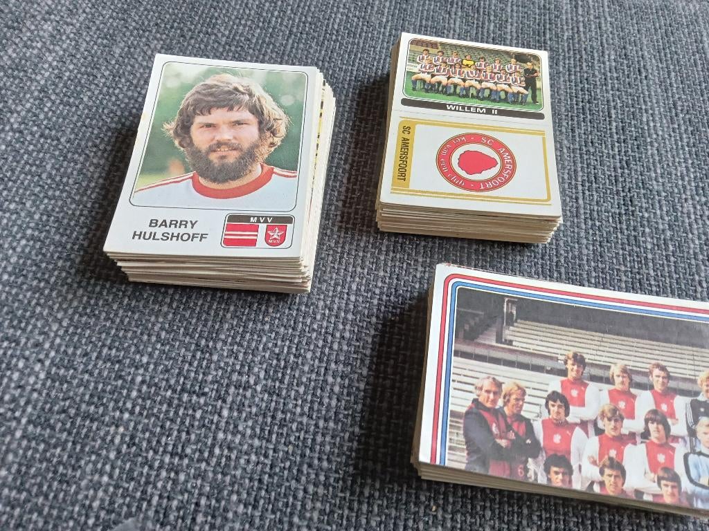 Panini Voetbal 79 156x, Verzenden, Zo goed als nieuw, Overige binnenlandse clubs, Poster, Plaatje of Sticker