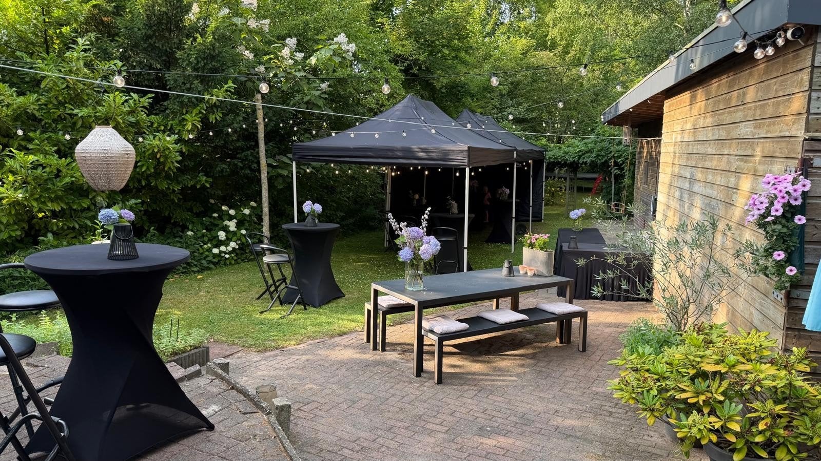 Partytent 3x4,50 pakket 4 te huur, Ophalen of Verzenden, Nieuw, Overige