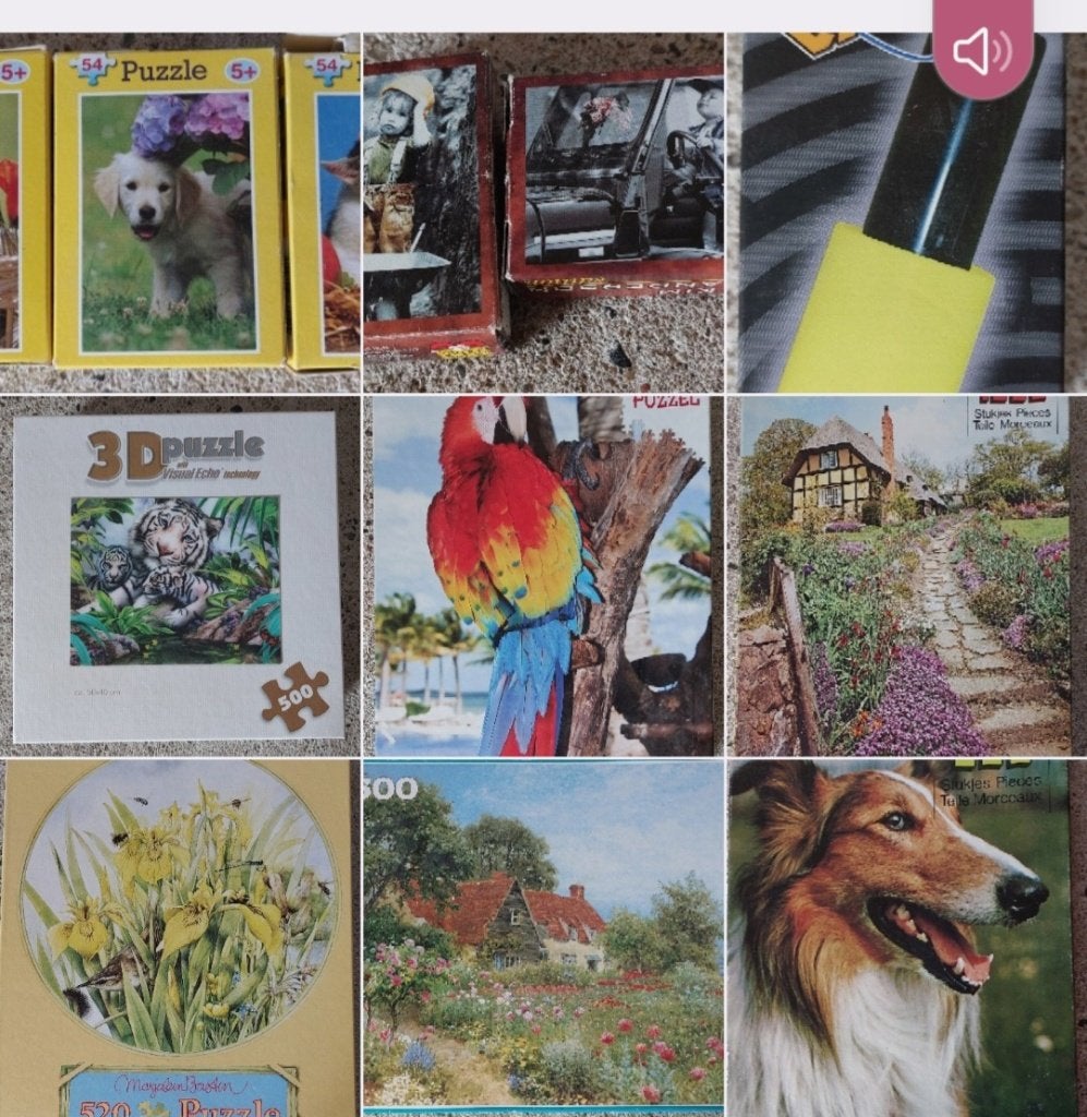 Puzzels, Ophalen, 500 t/m 1500 stukjes, Gebruikt, Overige typen