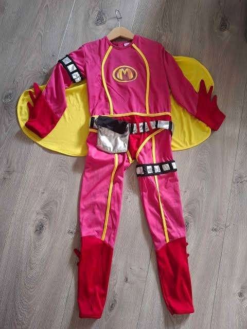 verkleedpak Mega Mindy 9-11 jaar, Kinderen en Baby's, Ophalen of Verzenden, Zo goed als nieuw, 134 t/m 140, Meisje