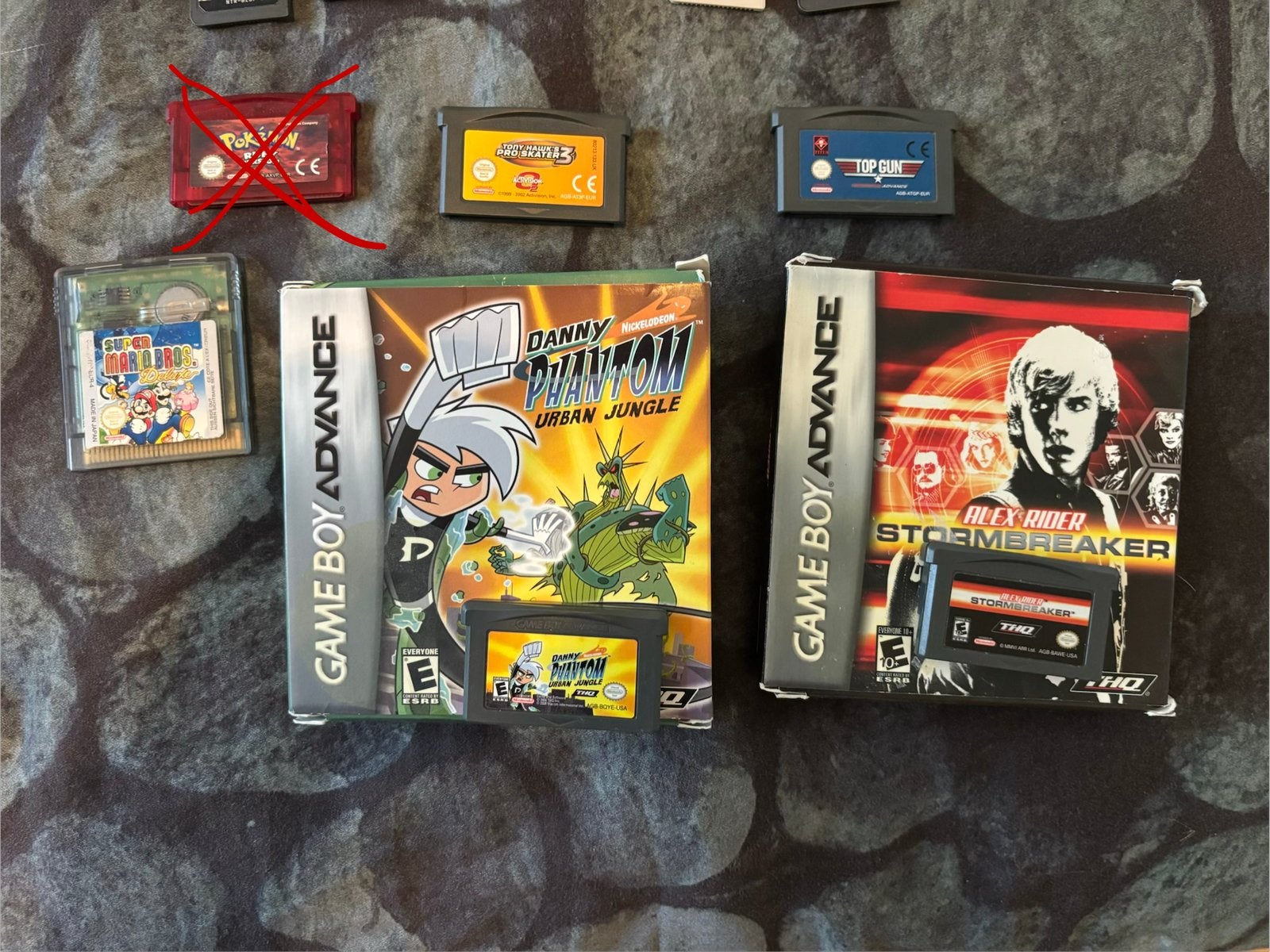 GBA games: mario bros, danny phantom - los of samen te koop, Spelcomputers en Games, Games | Nintendo Game Boy, Gebruikt, 1 speler