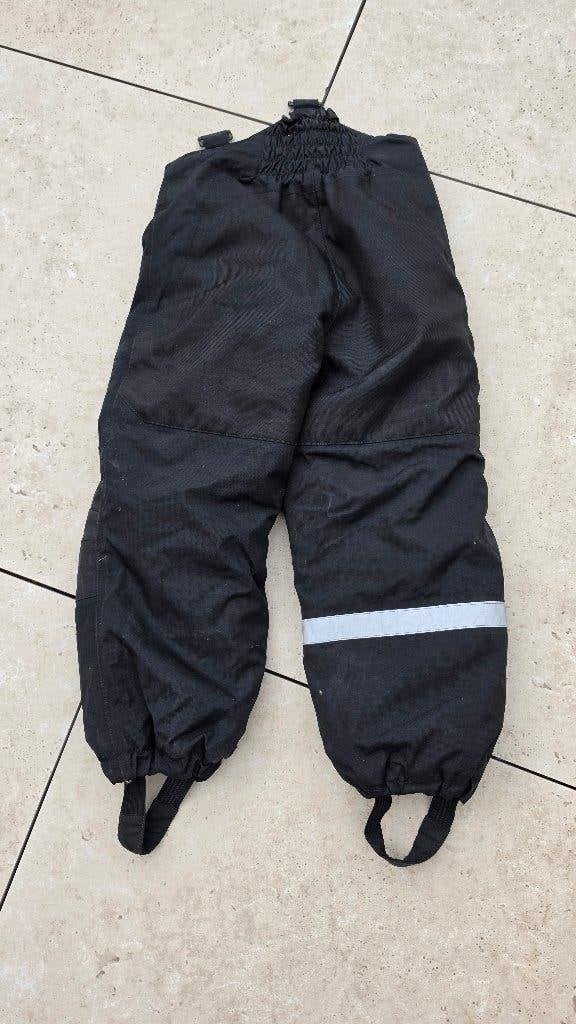H&M Zwarte Skibroek Maat 116 (5-6 jaar), Broek, H&M, Ophalen of Verzenden, Maat 34 (XS) of kleiner