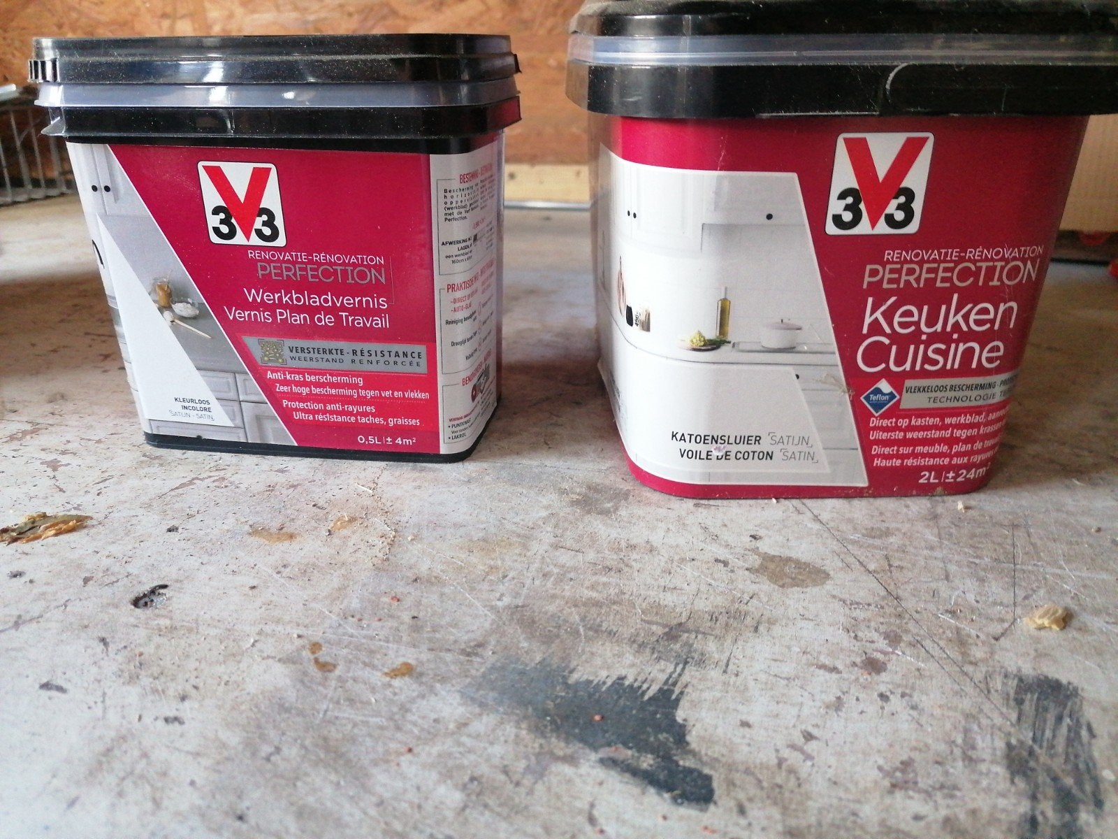 V33 Perfection Keuken & Werkbladvernis - Nieuw, Wit, Nieuw, Ophalen of Verzenden, Verf