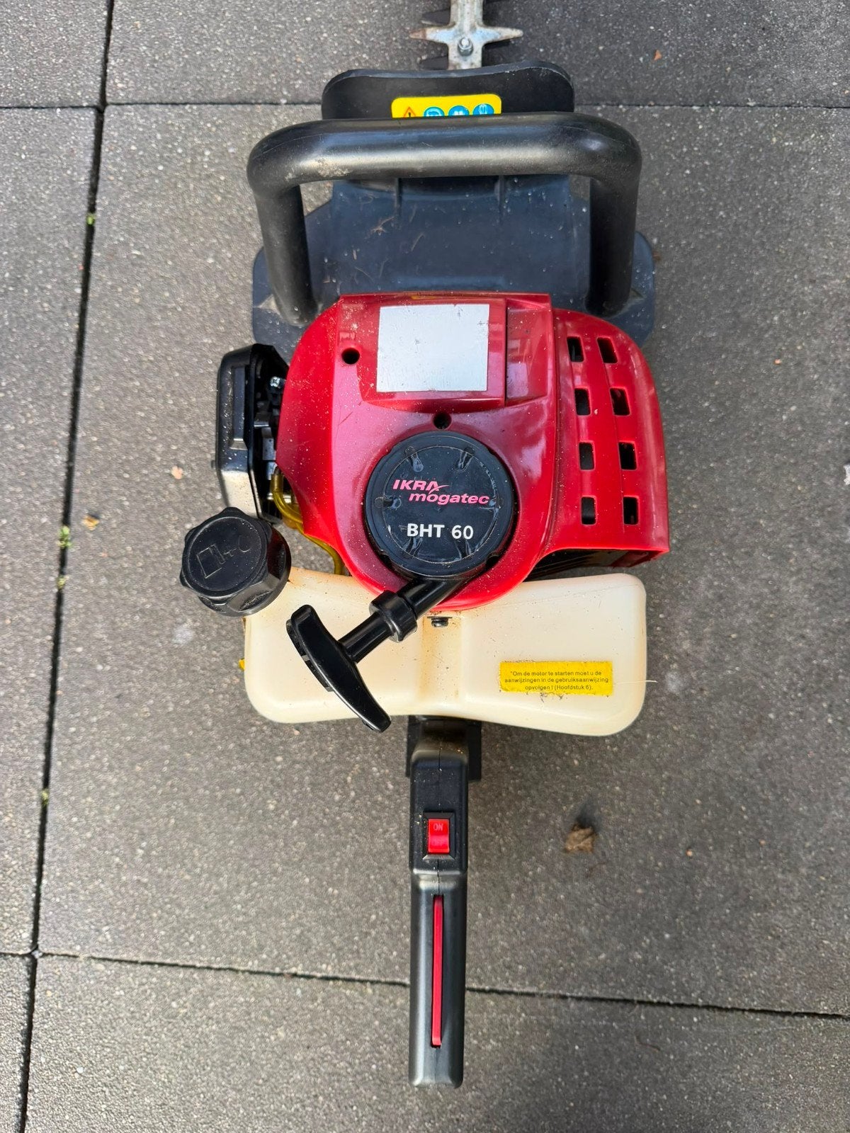 Heggenschaar Ikra MonoTec, Ophalen, Gebruikt, Benzine, IKRA Mogatec