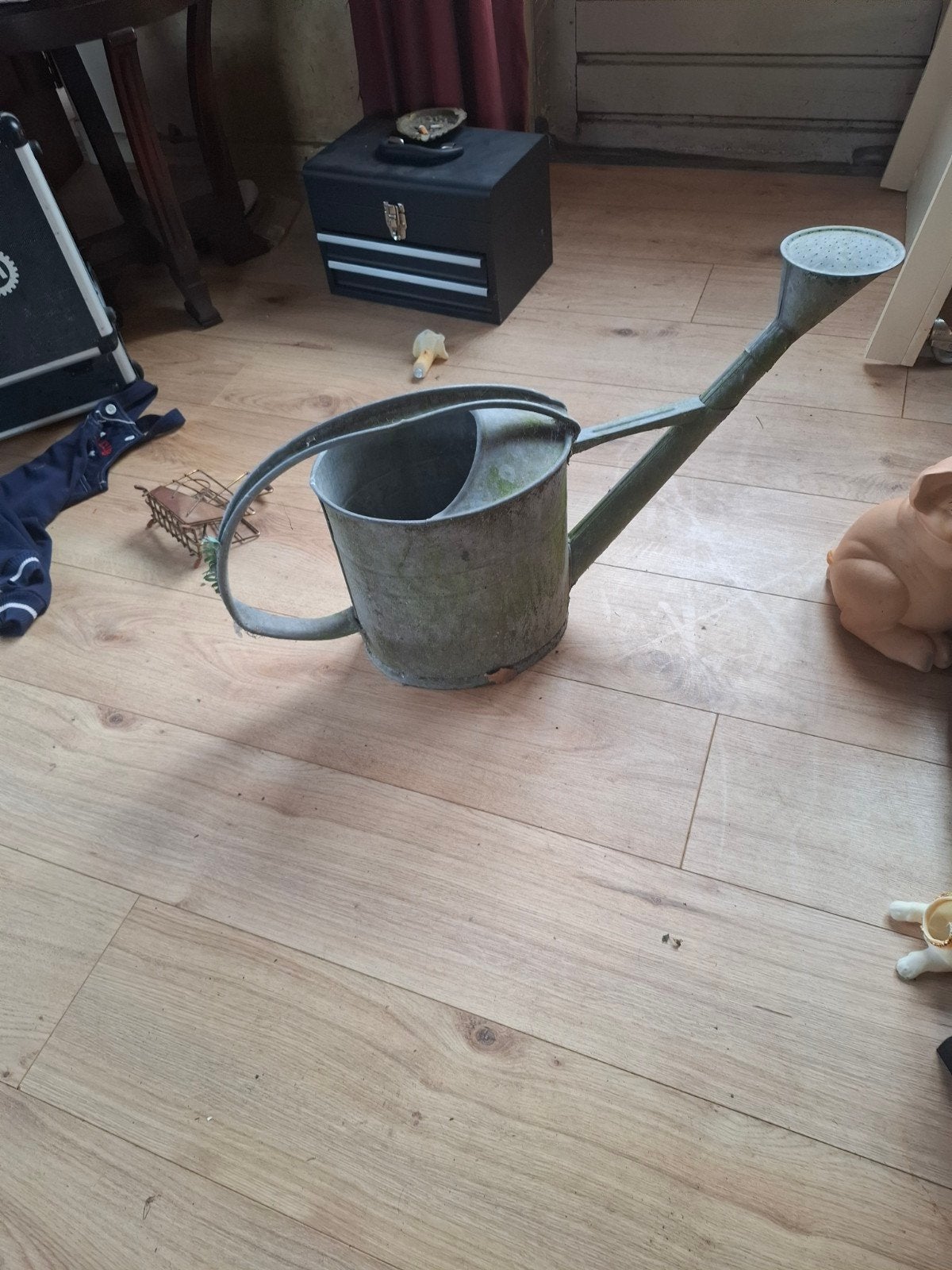 Vintage Zinken Gieter - Decoratief en Functioneel, Ophalen of Verzenden, Gebruikt