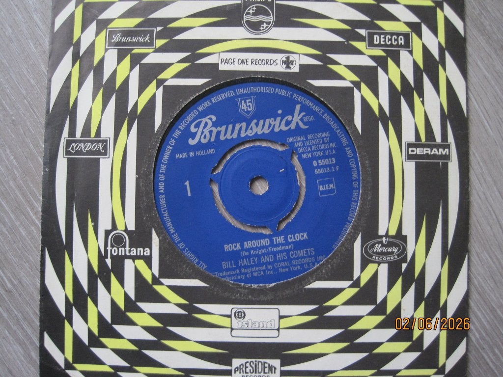 Bill Haley and his Comets   -   Rock around the clock, Overige genres, Ophalen of Verzenden, Zo goed als nieuw, Overige typen