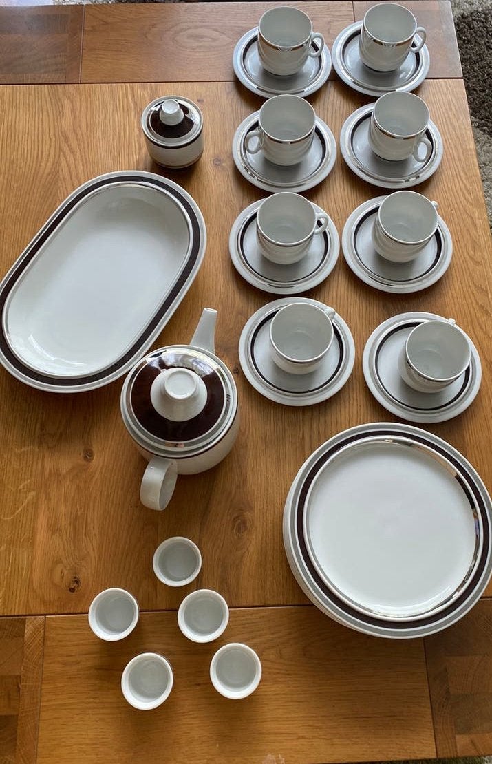 Prachtige vintage Scherzer Bavaria koffieset / theeset, Ophalen