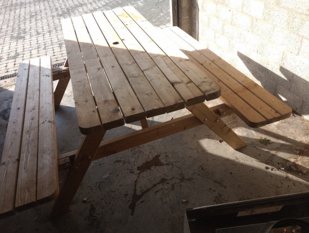 Picknickbank, Ophalen, Nieuw, Rechthoekig, Hout