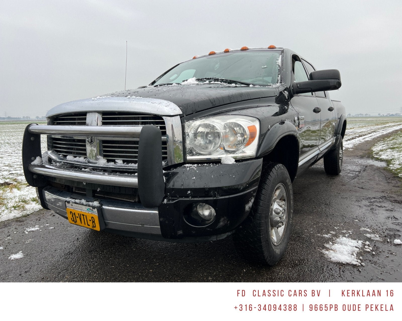 Dodge RAM 2500 Megacab 4x4 6.7L Cummins Diesel 2008, Auto's, Dodge, 450 kg, RAM 2500, Origineel Nederlands, Diesel