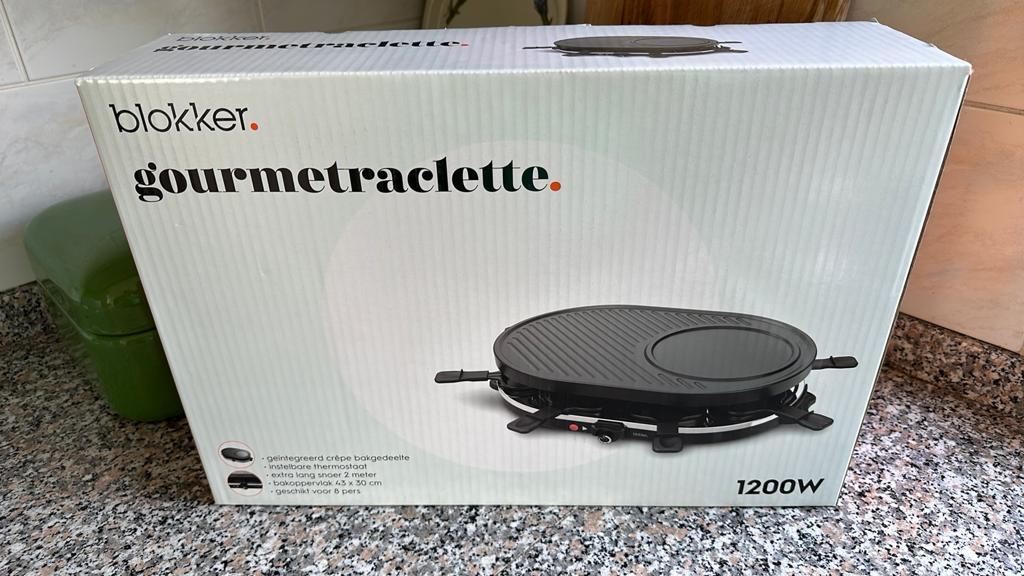 Gourmet raclette voor 8 personen nieuw in doos, Ophalen of Verzenden, 4 t/m 7 personen