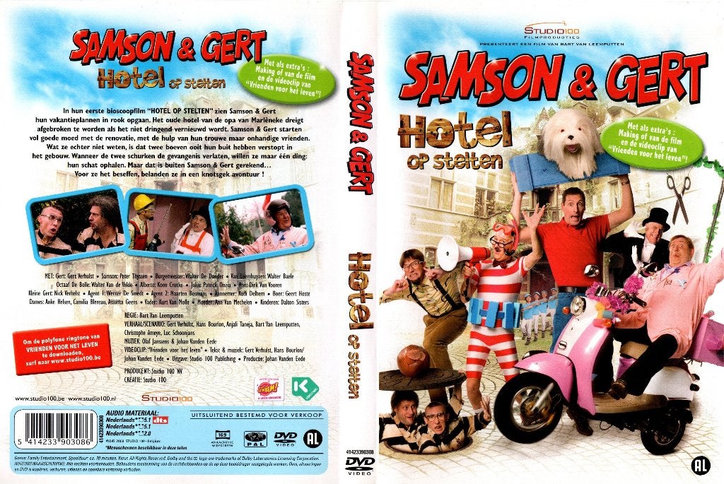 Samson & Gert, Hotel op stelten, Cd's en Dvd's, Dvd's | Kinderen en Jeugd, Alle leeftijden, Ophalen of Verzenden, Zo goed als nieuw