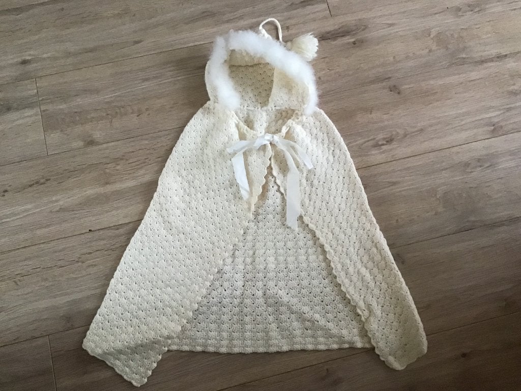 Gehaakte babycape, Kinderen en Baby's, Gebruikt, Jongen of Meisje, One size, Ophalen of Verzenden