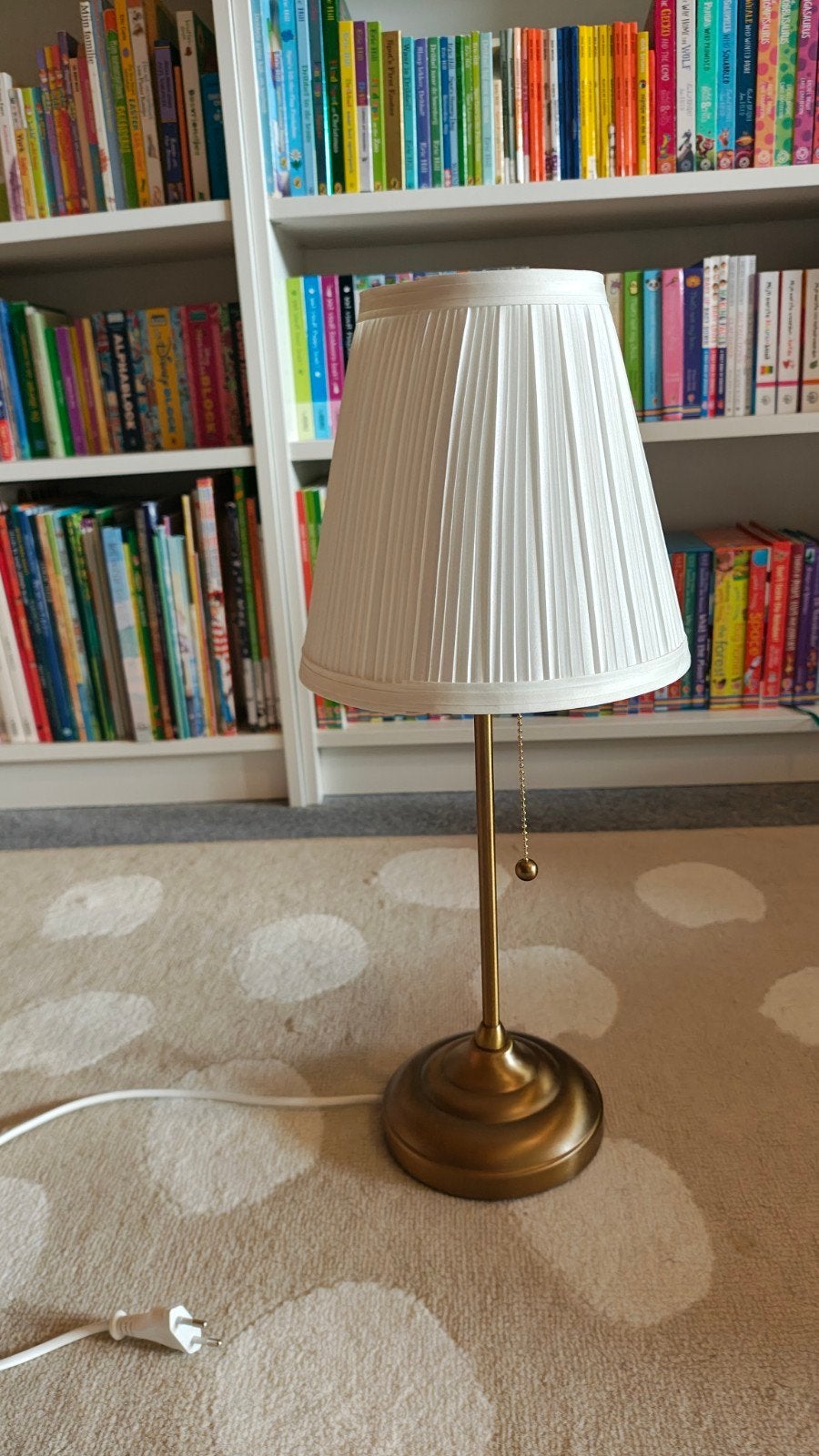 IKEA Tafellamp met witte kap - Zo goed als nieuw, Ophalen, Sfeerlamp, IKEA