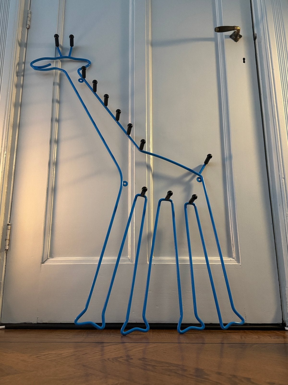 Vintage IKEA Sprallig Giraf Wandkapstok - Ehlén Johansson, Wandkapstok, Gebruikt, 100 tot 150 cm, Ophalen of Verzenden
