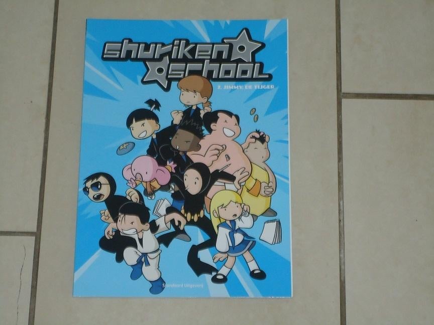 stripboek ,, shuriken school door z jimmy de tijger ,nieuw, Eén stripboek, Ophalen of Verzenden, Nieuw, Z.jimmy de tijger