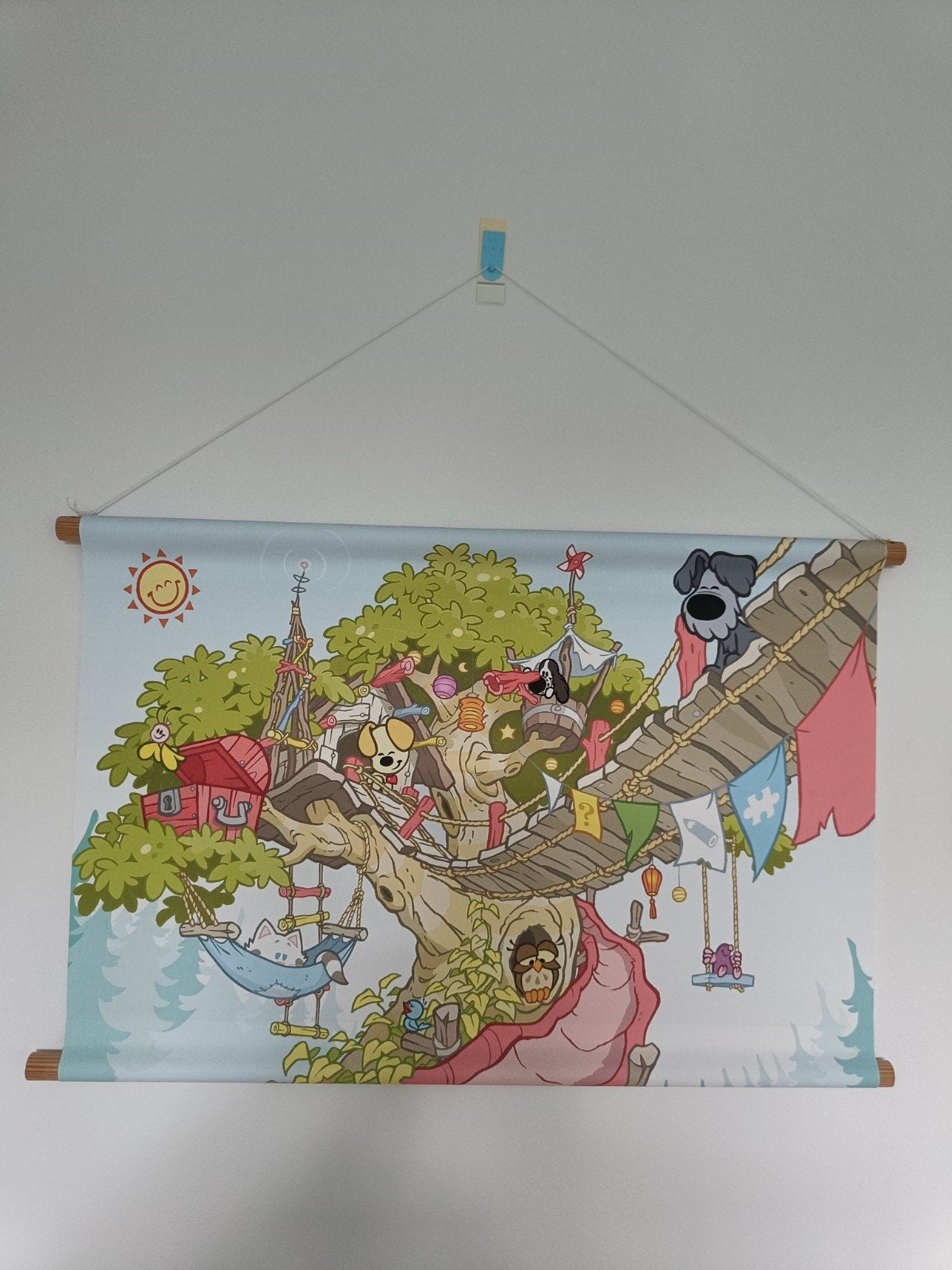 Woezel en Pip canvas poster, Gebruikt, Rechthoekig Liggend, Ophalen of Verzenden, A1 t/m A3