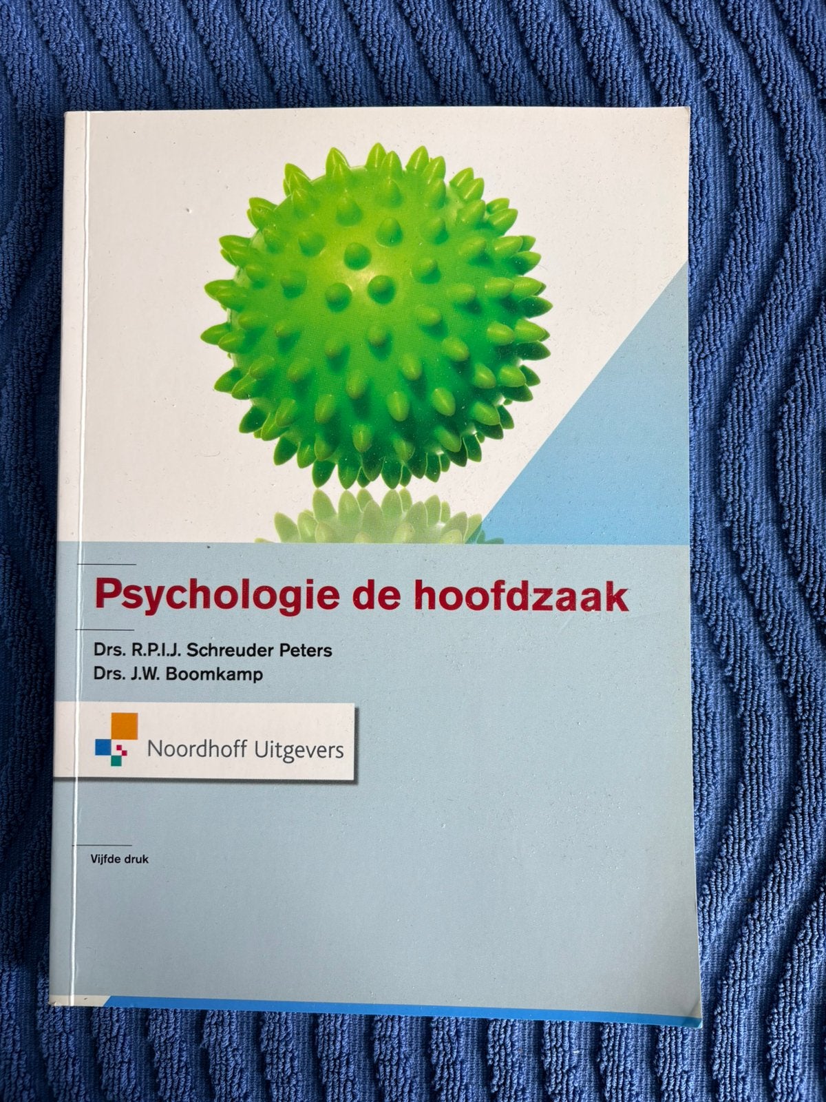 Psychologie de hoofdzaak, R.P.I.J. Schreuder-Peters; J.W. Boomkamp, Zo goed als nieuw, Alpha, HBO