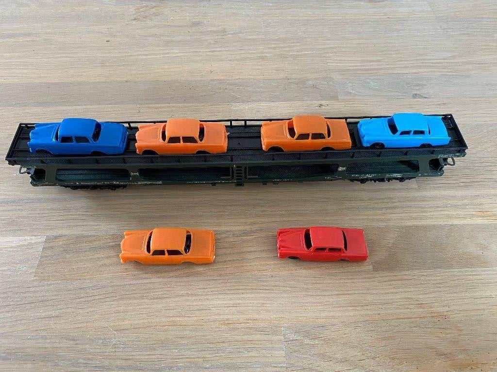 Lima HO Autotransportwagon, Hobby en Vrije tijd, Modeltreinen | H0, Gelijkstroom, Wagon, Ophalen of Verzenden, Zo goed als nieuw