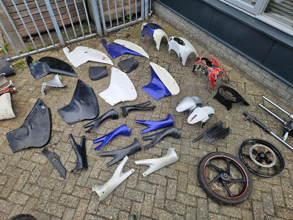 Aprilia RS50 RS125 onderdelen kappen AM6 blok kappen kap RS, Gebruikt, Ophalen of Verzenden, RS, Aprilia