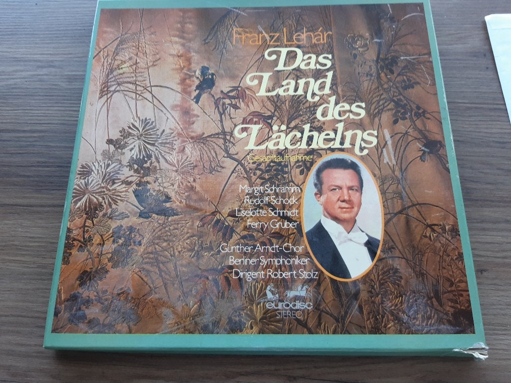 2 LP's Franz Lehar Das Land des Lachelns, Cd's en Dvd's, Vinyl | Klassiek, Gebruikt, Verzenden, Opera of Operette, Romantiek