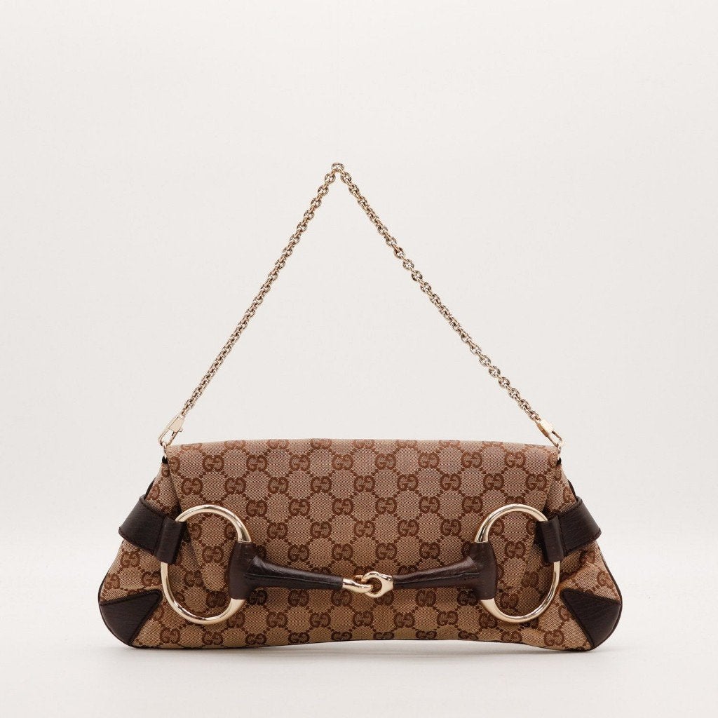 Gucci Horsebit clutch, Verzenden, Gebruikt, Avondtasje