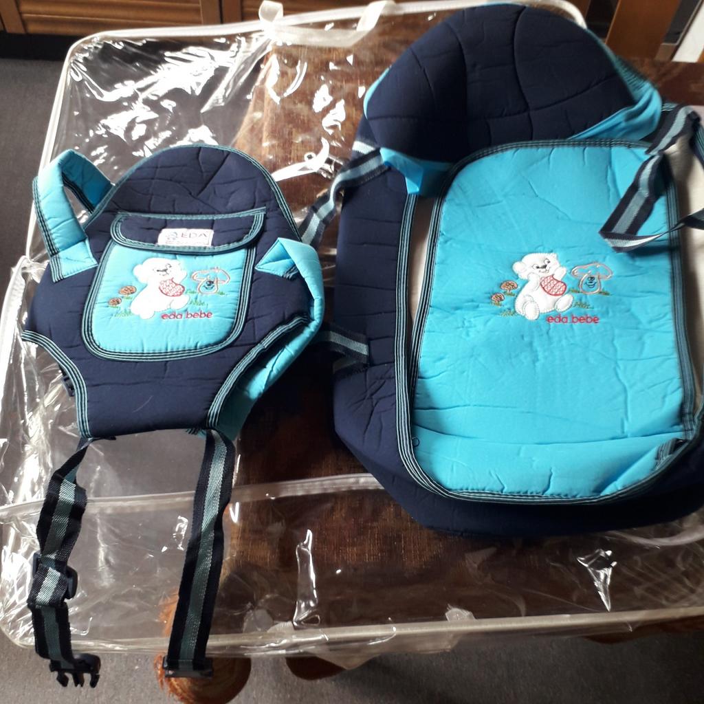 Eda bebe kinderveiligheidsgordel draagharnas en draagbedje, Zo goed als nieuw, Rug, Draagzak, Ophalen