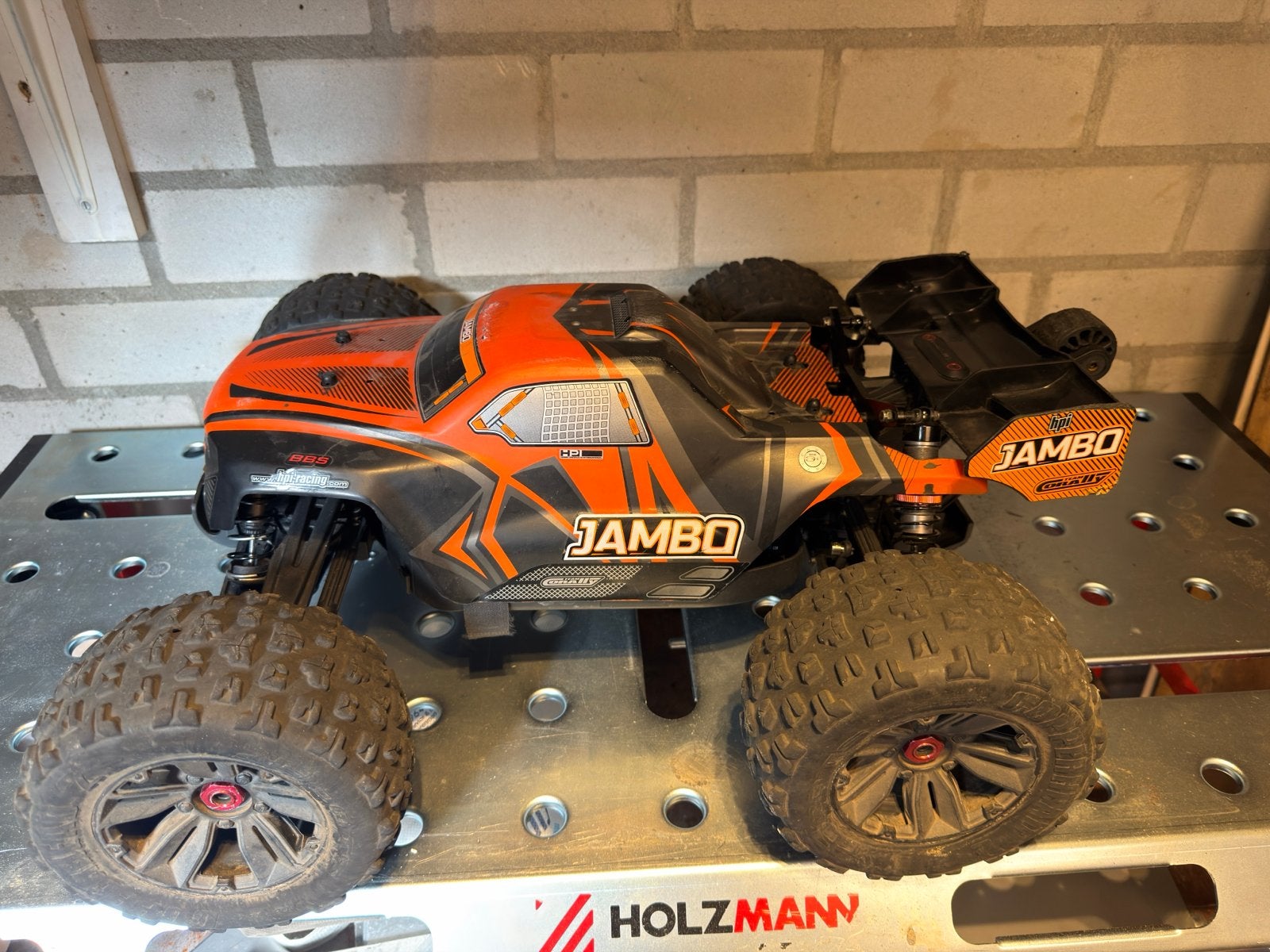 Corally Jambo XP 6s RC Monstertruck 1/8, Elektro, Auto offroad, Ophalen of Verzenden, Zo goed als nieuw