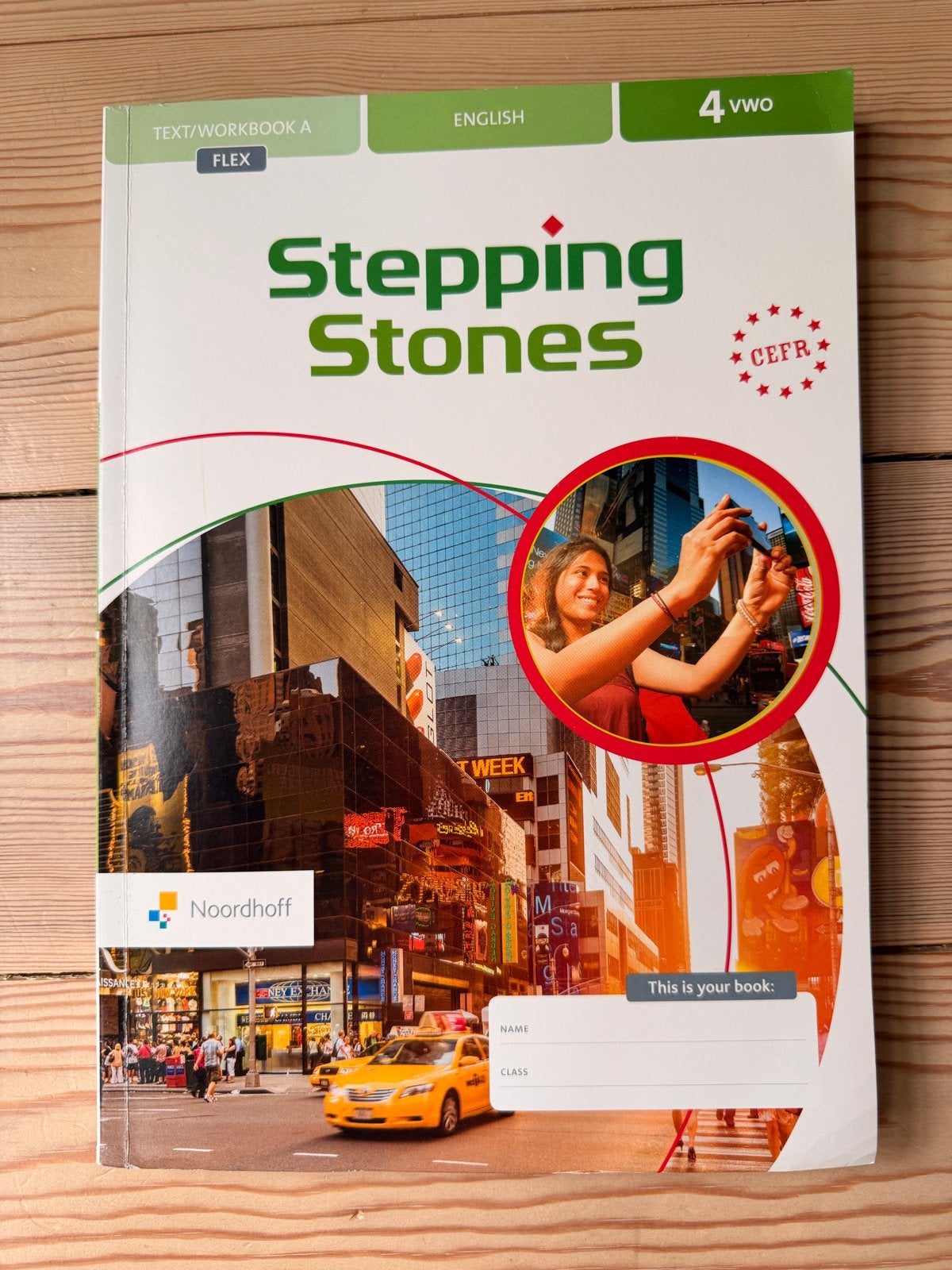Stepping Stones 4 vwo Text/Workbook A - Engels, Ophalen of Verzenden, Zo goed als nieuw, VWO, Engels