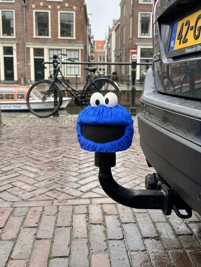 Koekiemonster / Cookie Monster – trekhaakdop trekhaak dop, Auto-onderdelen, Ophalen of Verzenden, Nieuw