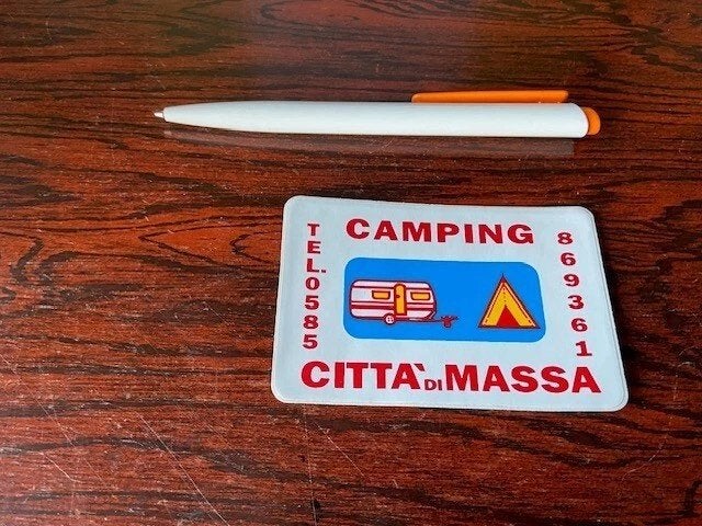 Citta de Massa Italian camp site camping sticker, Ophalen of Verzenden, Nieuw, Merk