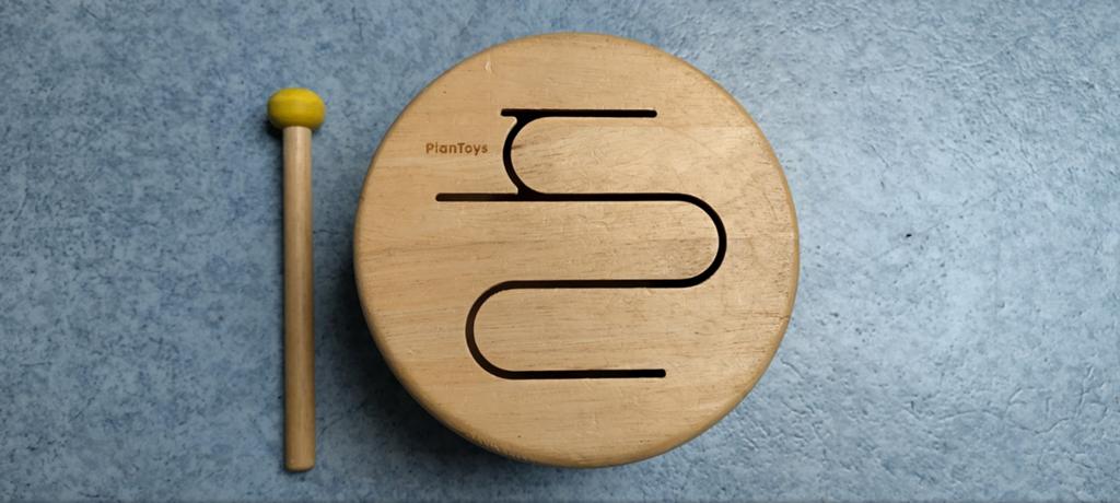 Houten trommel van PlanToys, Kinderen en Baby's, Speelgoed | Houten speelgoed, Ophalen
